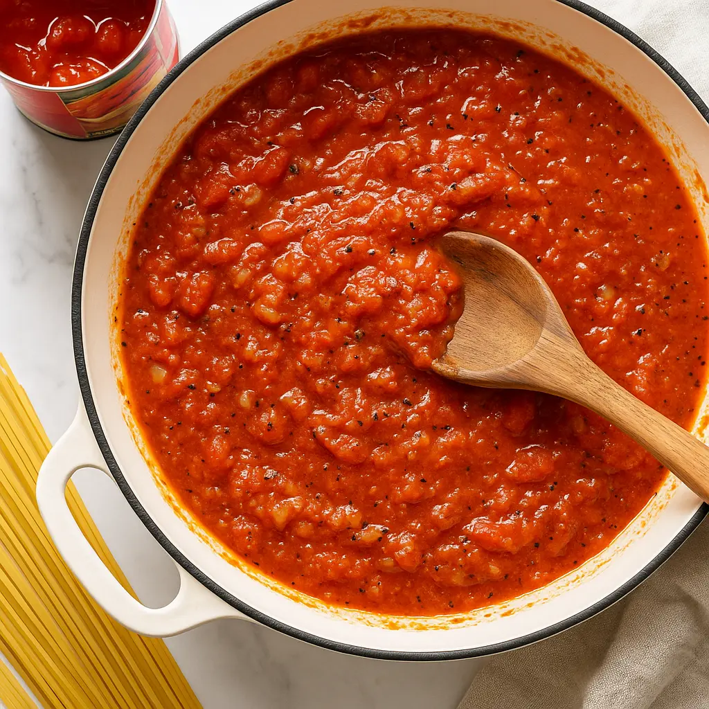 Easy Pasta Sauce Recipe Using Only Canned Tomatoes