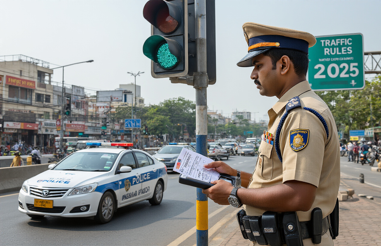 Andhra Pradesh Traffic Challan 2025: AP State Fine Chart & Vijayawada Rules