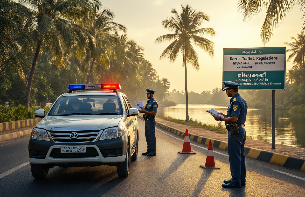Kerala Traffic Fines 2025: Complete State Penalty Chart & Tourism Guidelines